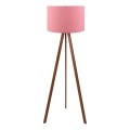 Stående lampe AYD 1xE27/40W/230V pink/brun