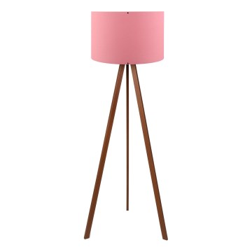 Stående lampe AYD 1xE27/40W/230V pink/brun