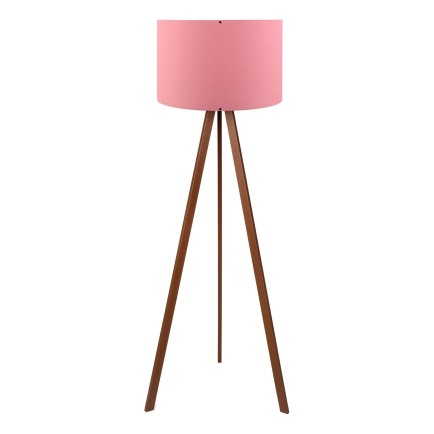 Stående lampe AYD 1xE27/40W/230V pink/brun