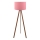 Stående lampe AYD 1xE27/40W/230V pink/brun
