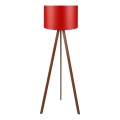 Stående lampe AYD 1xE27/40W/230V rød/brun