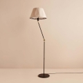 Stående lampe AYD 1xE27/40W/230V sort/beige
