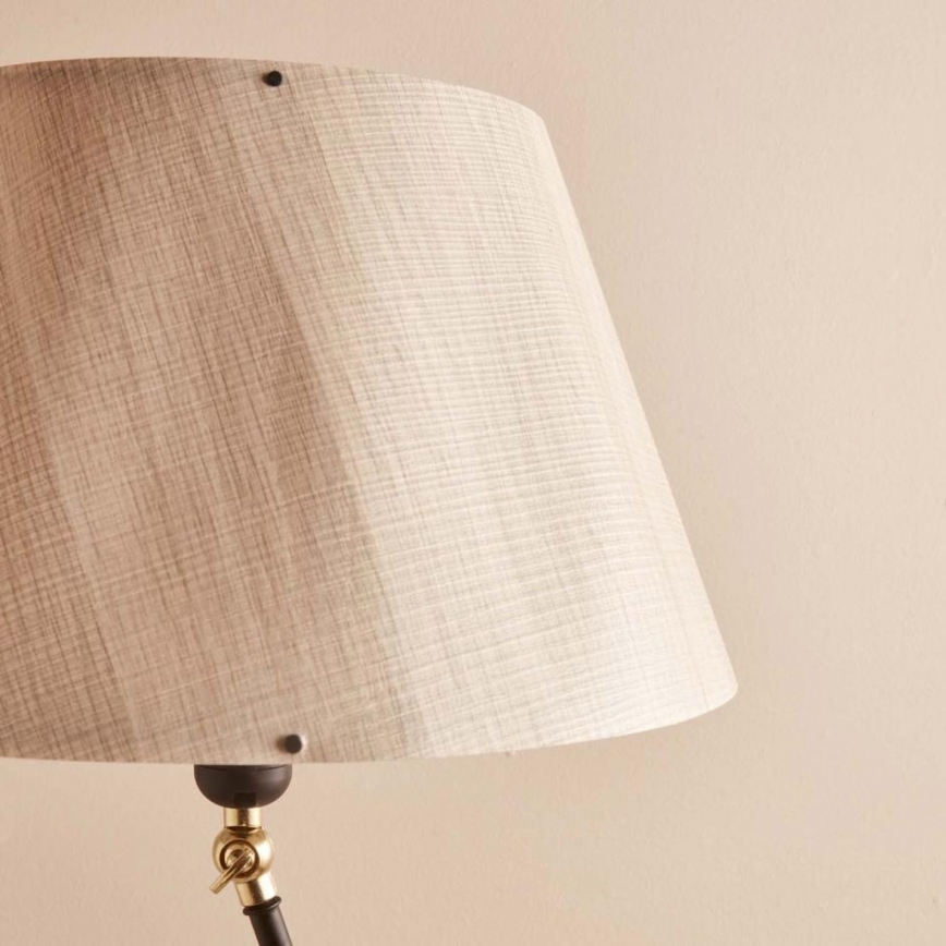 Stående lampe AYD 1xE27/40W/230V sort/beige