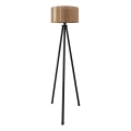Stående lampe AYD 1xE27/40W/230V sort/brun