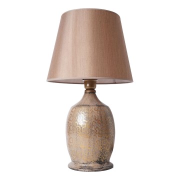 Stående lampe RAMZES 1xE27/40W/230V brun