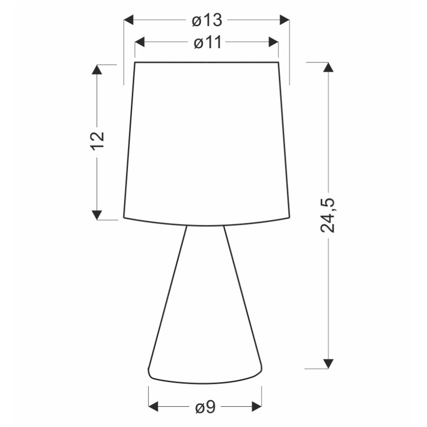 Stålampe SATTI 1xE14/40W/230V crème