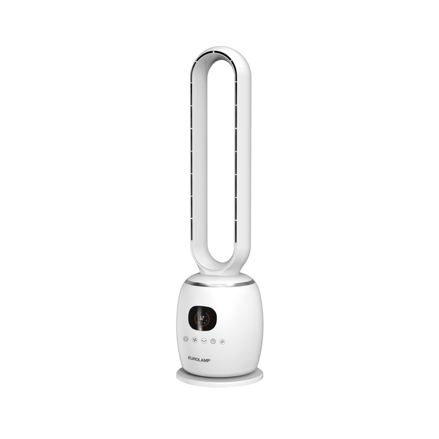 Standventilator 30W/230V 102 cm hvid + fjernbetjening
