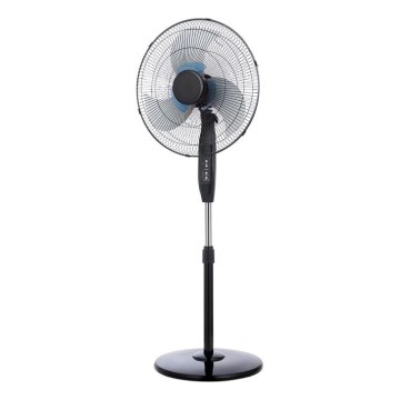 Standventilator 65W/230V 145 cm sort + fjernbetjening