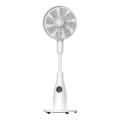 Standventilator med tågeeffekt 50W/230V 126 cm hvid + fjernbetjening