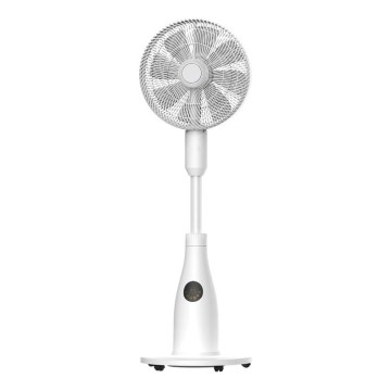 Standventilator med tågeeffekt 50W/230V 126 cm hvid + fjernbetjening