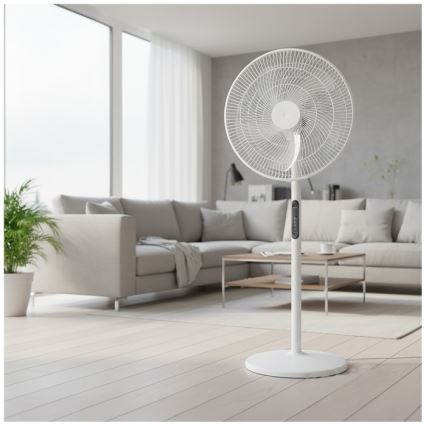 Standventilator VIENTO-R 40W/230V hvid + fjernbetjening