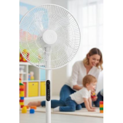 Standventilator VIENTO-R 40W/230V hvid + fjernbetjening