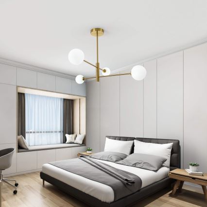 Stangpendel DORADO 4xG9/40W/230V guld