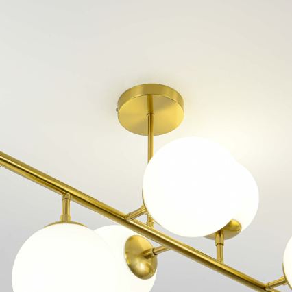 Stangpendel DORADO 8xE14/40W/230V guld