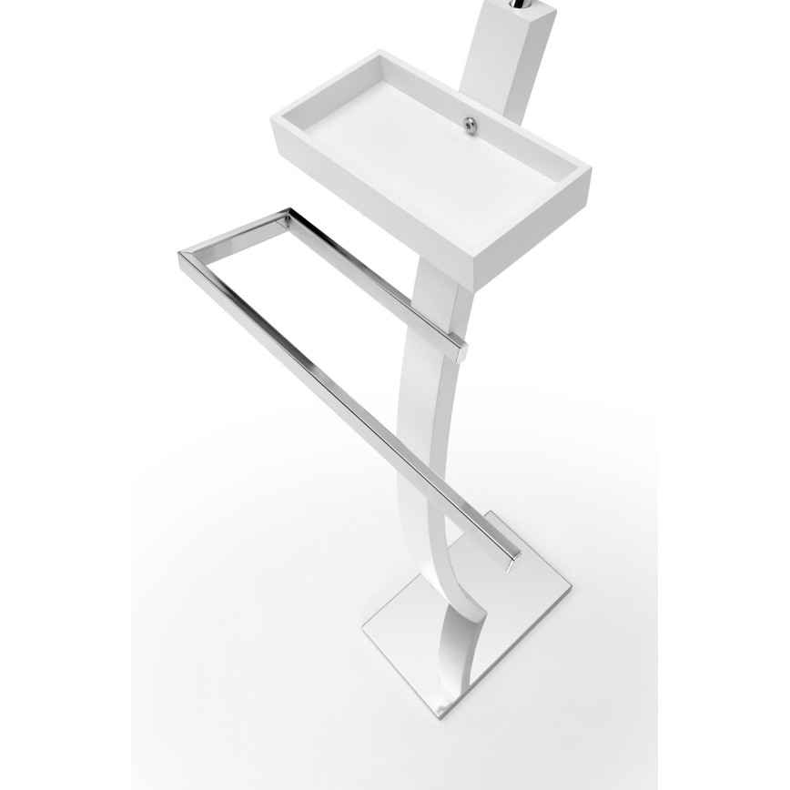 Stativ 117x32 cm hvid