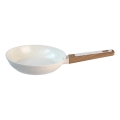 Stegepande BIANCO 24 cm cremefarvet/brun