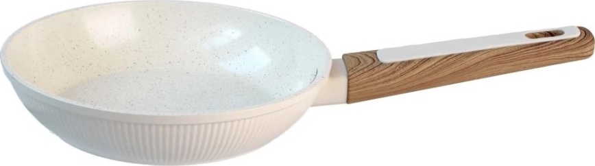 Stegepande BIANCO 24 cm cremefarvet/brun