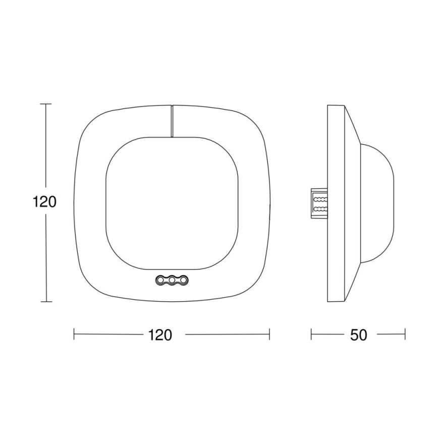Steinel 002756 - Tilstedeværelsesdetektor IR Quattro HD 24 m DALI-2 APC hvid