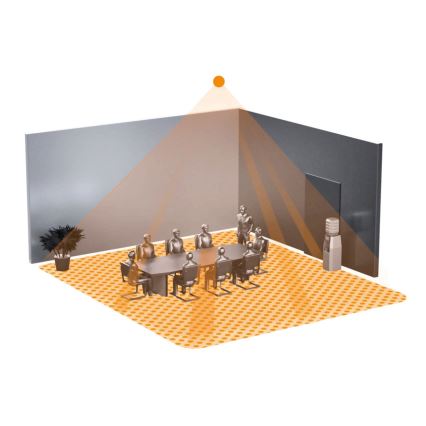 Steinel 002770 - Tilstedeværelsesdetektor IR Quattro HD 24 m COM2 hvid