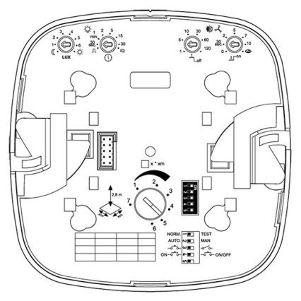 Steinel 002848 - Bevægelsessensor HF 360 COM2 hvid