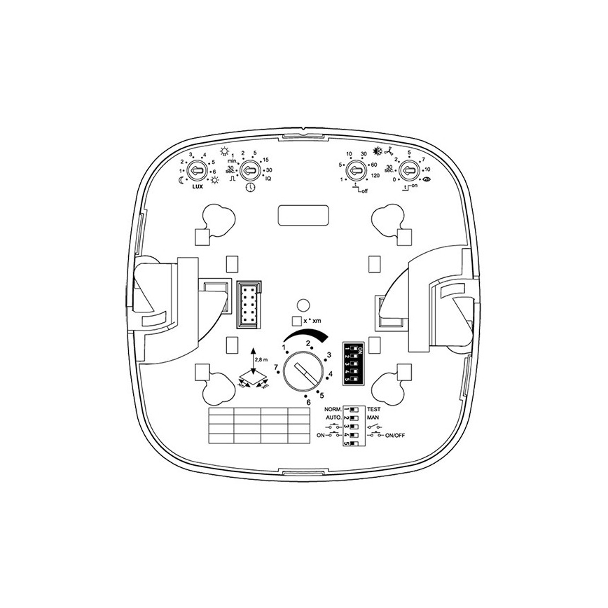 Steinel 002848 - Bevægelsessensor HF 360 COM2 hvid