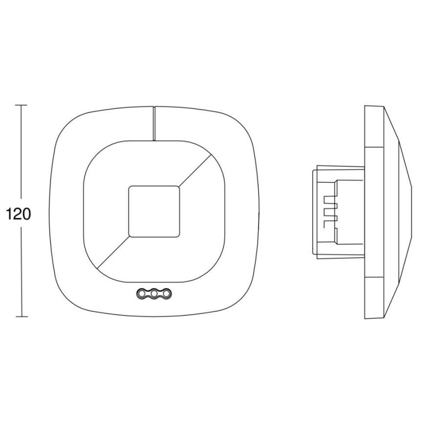 Steinel 002848 - Bevægelsessensor HF 360 COM2 hvid