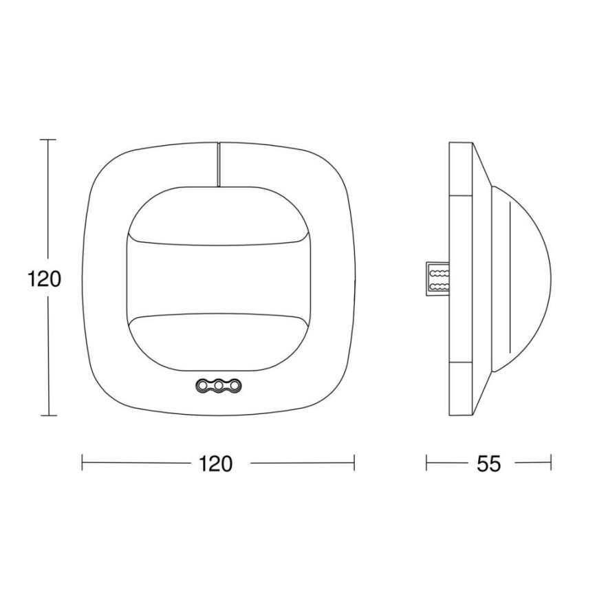 Steinel 003005 - Tilstedeværelsesdetektor Dual HF DALI-2 APC hvid