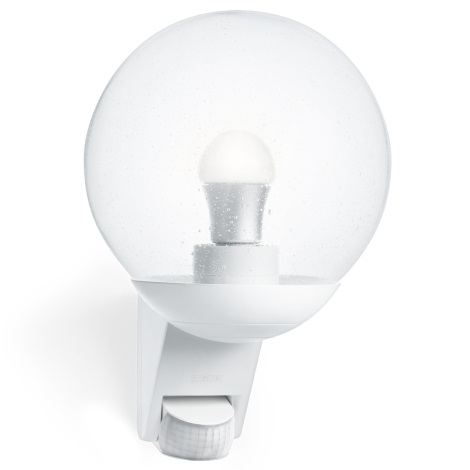 STEINEL 005917 - Udendørs væglampe med sensor L585S 1xE27/60W hvid IP44
