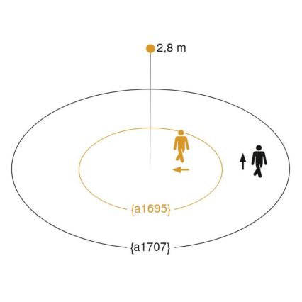 STEINEL 006556 - Udendørs bevægelsessensor IS2360 ECO IP54