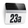 STEINEL 007140 - Soldrevet LED husnummer XSolar LH-N LED/0,03W rustfri IP44 2500 mAh