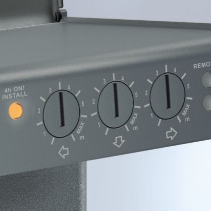 STEINEL 007614 - Udendørs bevægelsessensor iHF 3D KNX sort IP54