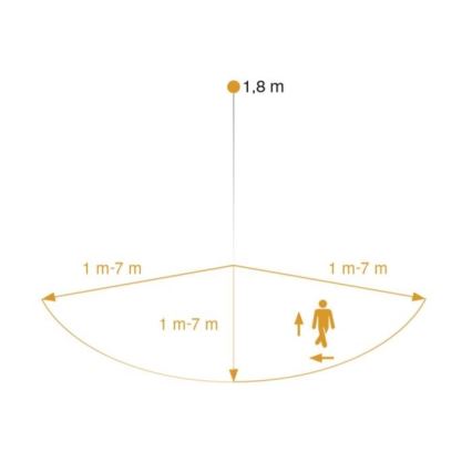 STEINEL 007614 - Udendørs bevægelsessensor iHF 3D KNX sort IP54