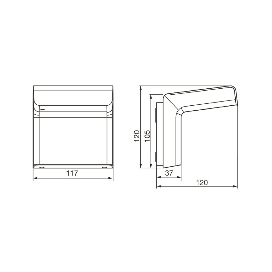STEINEL 007614 - Udendørs bevægelsessensor iHF 3D KNX sort IP54