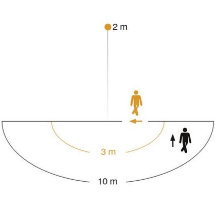 Steinel 009816 - Udendørs væglampe med sensor L 22 S 1xE27/60W/230V IP44