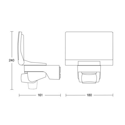 STEINEL 030056 - LED projektør med sensor XLED Home 2 XL LED/20W/230V IP44