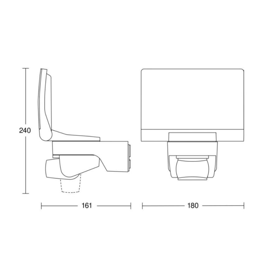 STEINEL 030056 - LED projektør med sensor XLED Home 2 XL LED/20W/230V IP44