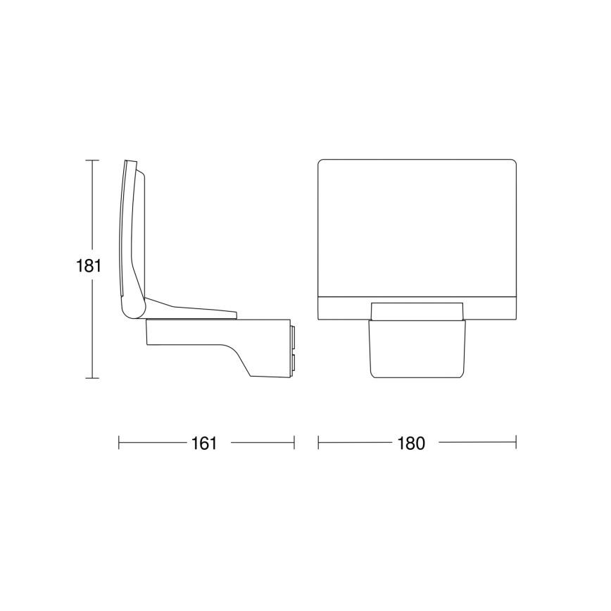 STEINEL 033095 - LED projektør XLED home 2 SL LED/13W/230V IP44