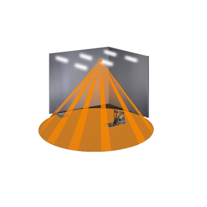 STEINEL 033569 - Udendørs bevægelsessensor IS 3360 MX Highbay hvid IP54