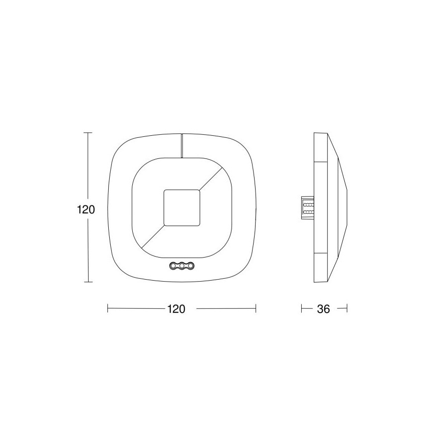 Steinel 033972 - Tilstedeværelsesdetektor HF 360 LiveLink hvid