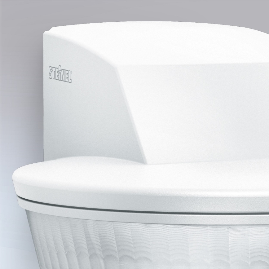 STEINEL 034955 - Udendørs bevægelsessensor SenslQ S hvid IP54 + fjernbetjening