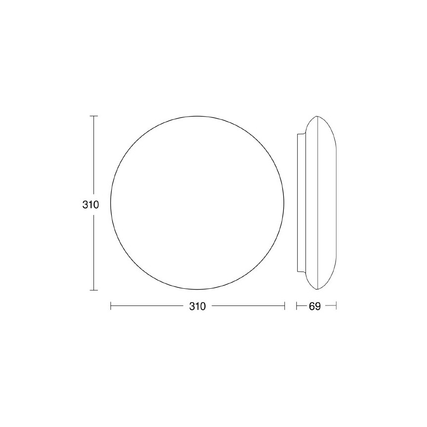 Steinel 035440 - Udendørs LED lampe med sensor QUATTRO LED/10W/230V IP54