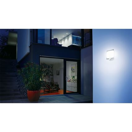 STEINEL 035693 - Udendørslampe med sensor L20 1xE27/60W/230V IP44