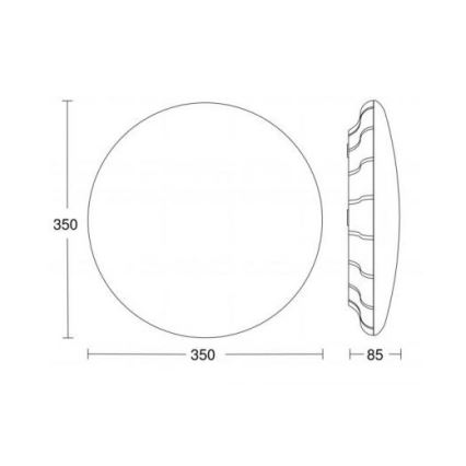 Steinel 035839 –⁠ LED loftlampe med sensor RS PRO LED/26W/230V 4000K