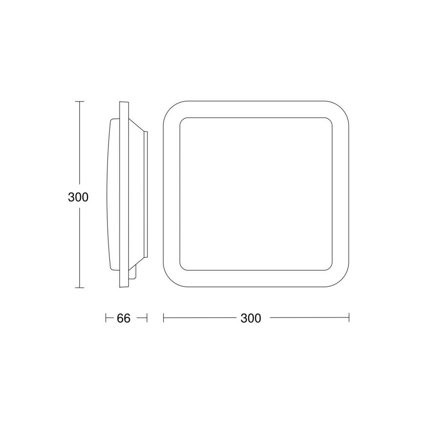 Steinel 052522 - LED loftlampe med sensor RS LED/9,5W/230V