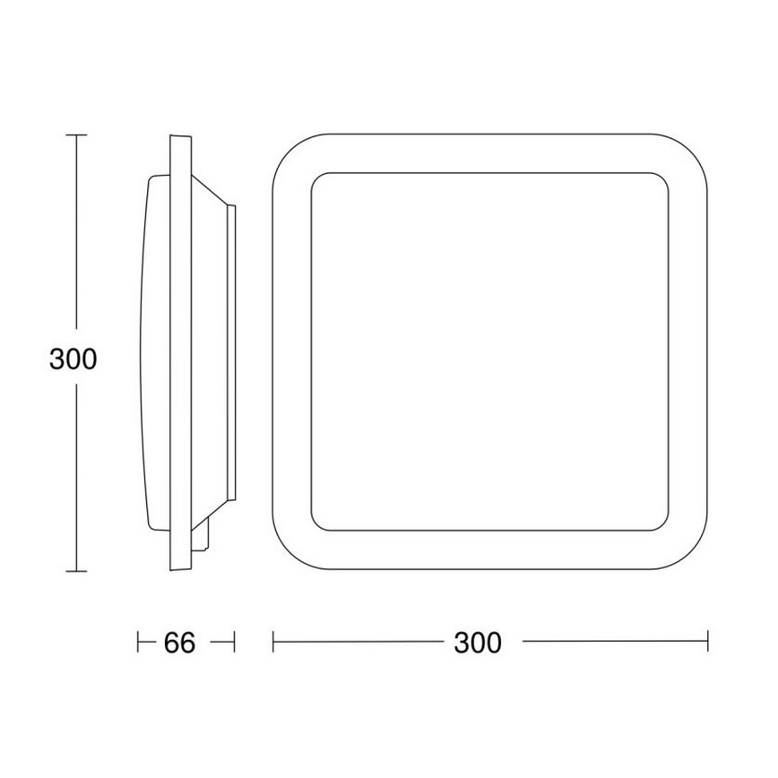 Steinel 052539 - LED loftlampe med sensor LED/9,5W/230V