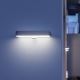 Steinel 052652 - LED solcellelampe med sensor XSolar SOL-O LED/1,5W 2x2000mAh IP44 sølvfarvet