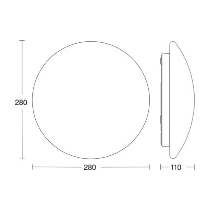 Steinel 056063 – Udendørs LED lampe med bevægelsessensor RS PRO LED/9.5W/230V IP54