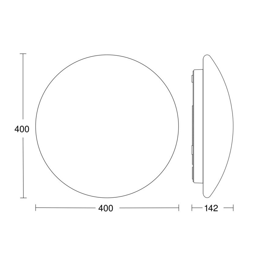 Steinel 056131 - LED loftlampe til badeværelse RS PRO LED P3 LED/19,5W/230V IP54 3000K