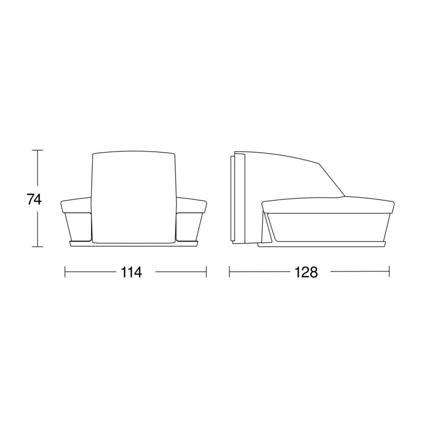Steinel 056650 - Bevægelsessensor SensIQ S IP54 antracit
