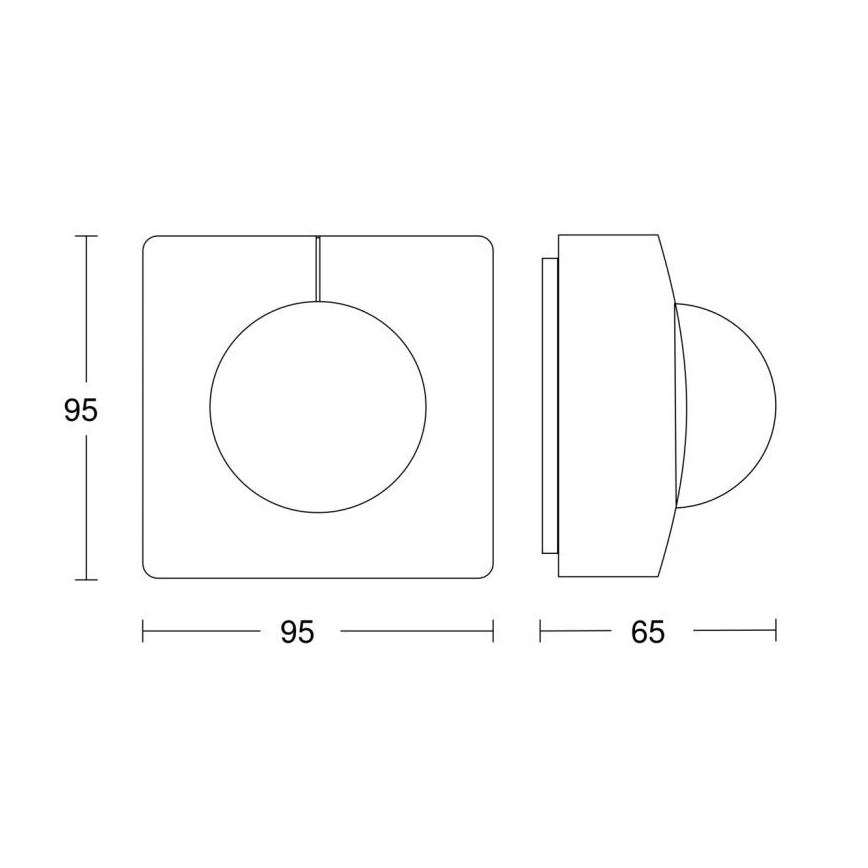 Steinel 057398 - Bevægelsessensor IS 345 MX Highbay DALI-2 IP54 hvid